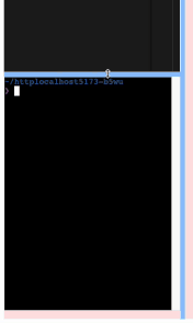 There is a minor bug where the resize does leave little space at the bottom of the terminal